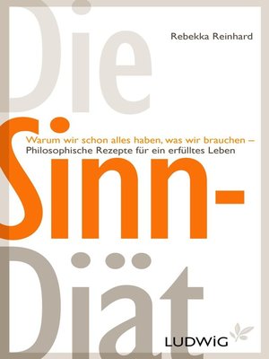 cover image of Die Sinn-Diät